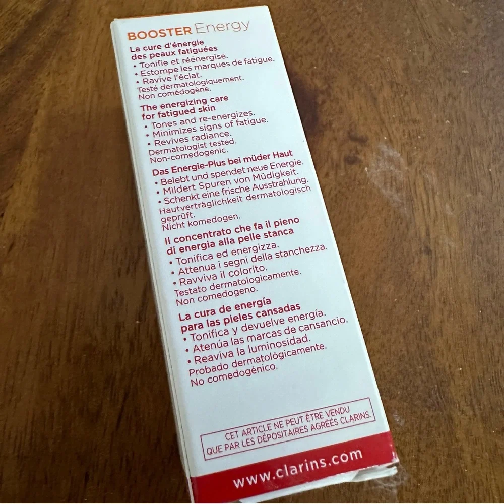 Clarins‎ Booster Energy Ginseng 15mL NEW